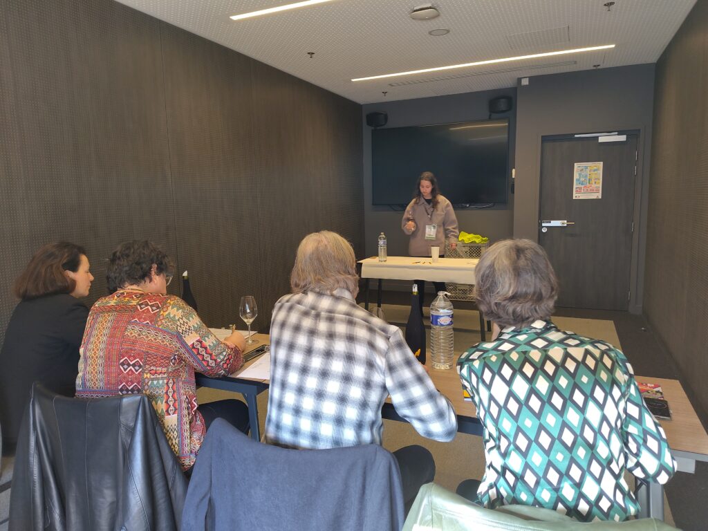 L'épreuve de dégustation commentée (pour les 3 finaliste du CJPV)